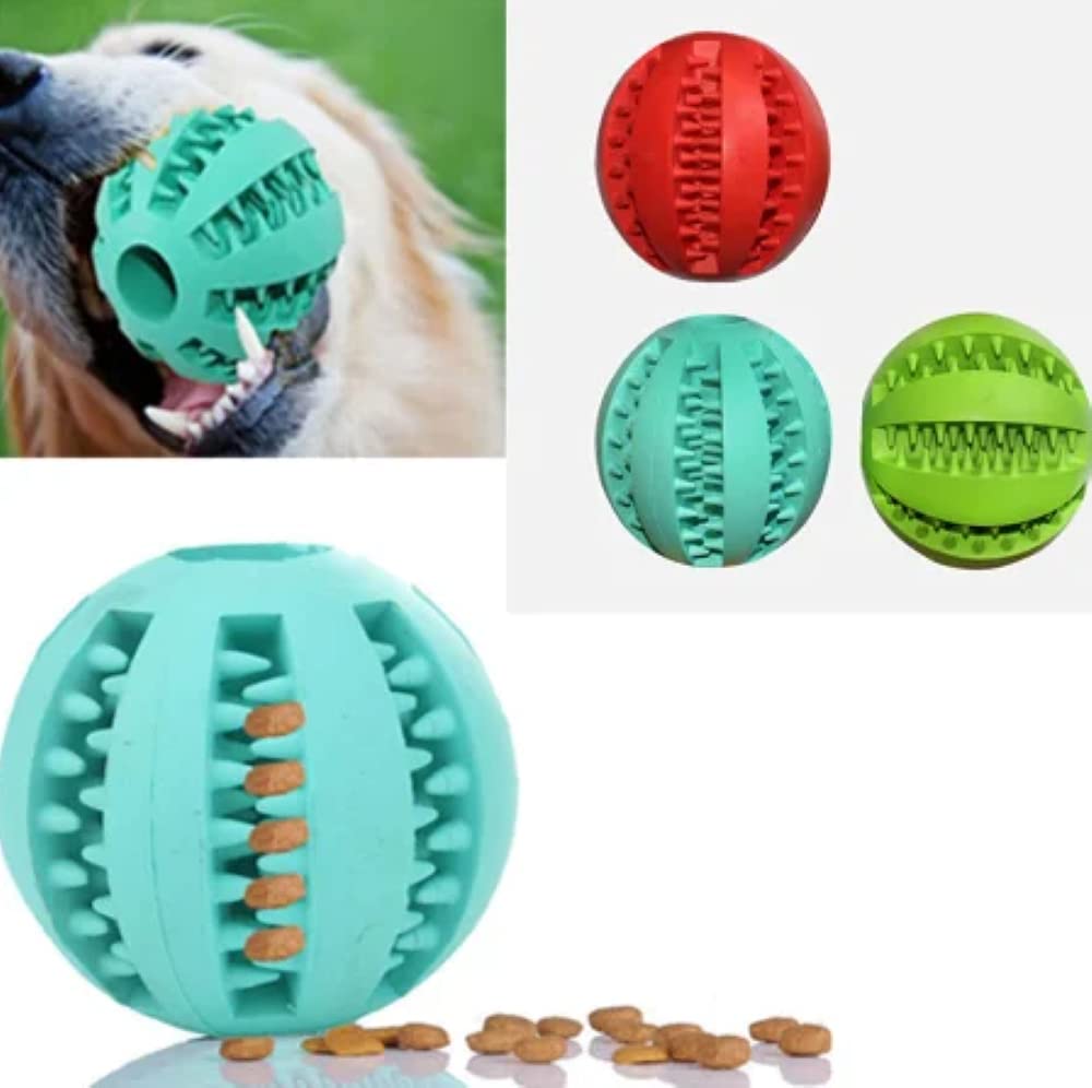 Hundeball mit Zahnpflege-Funktion