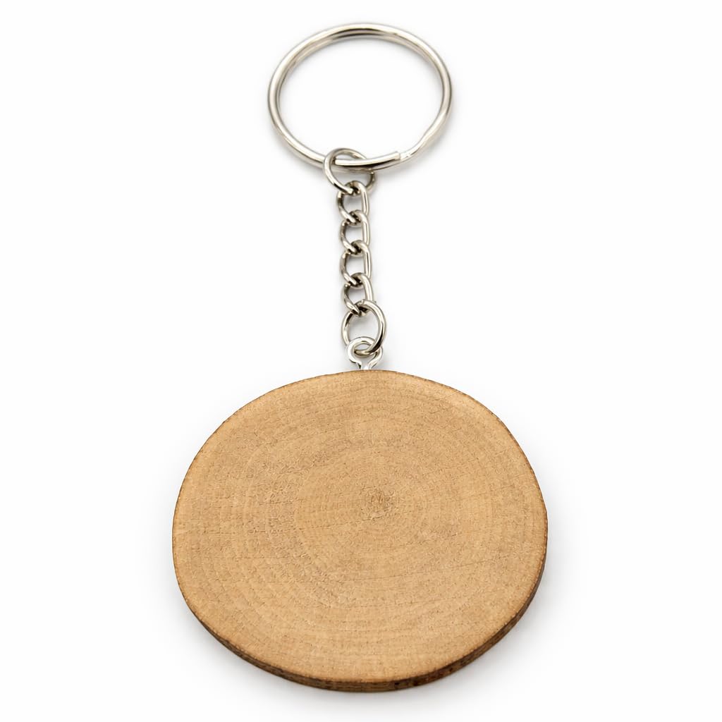 Eisvogel Lasergravierter Holz Schlüsselanhänger