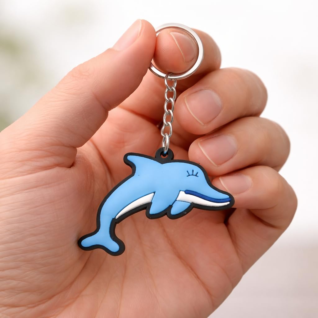Happy Delfin Ein entzückender Begleiter für Schlüsselbundevon Mädchen und Jungs Schlüsselanhänger