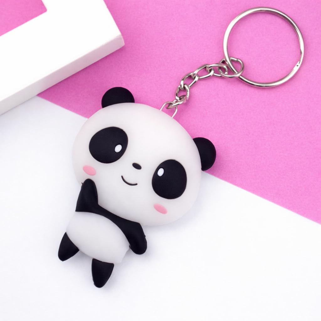 Niedlicher Panda PVC Schlüsselanhänger