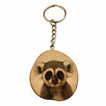 Loris Tier Primat Laser Engraved Wooden Keychain