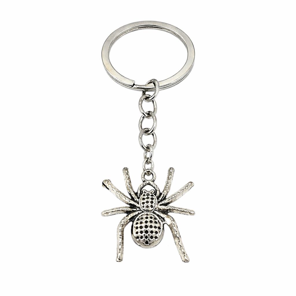 Spinne Edelstahl Schlüsselanhänger