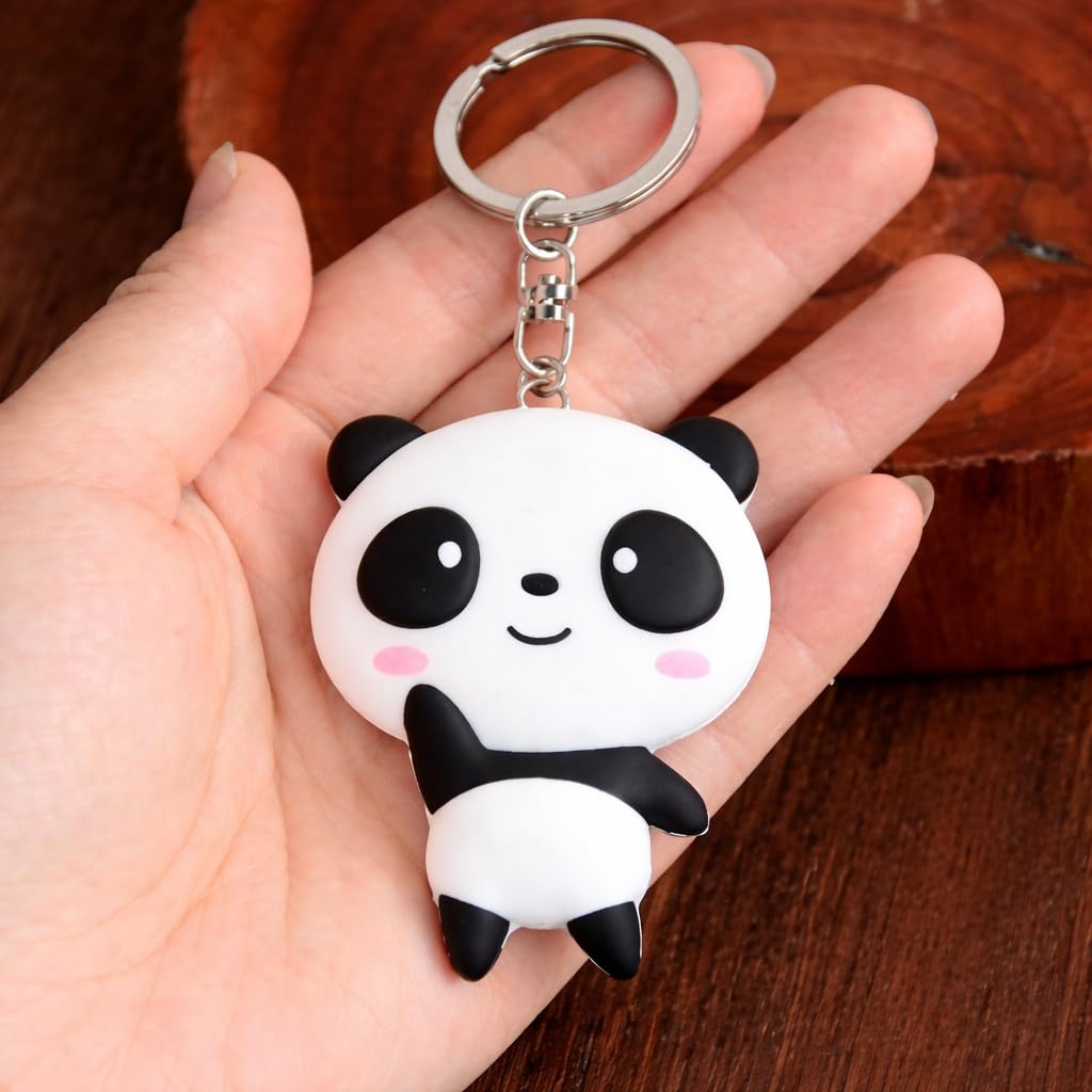 Niedlicher Panda PVC Schlüsselanhänger