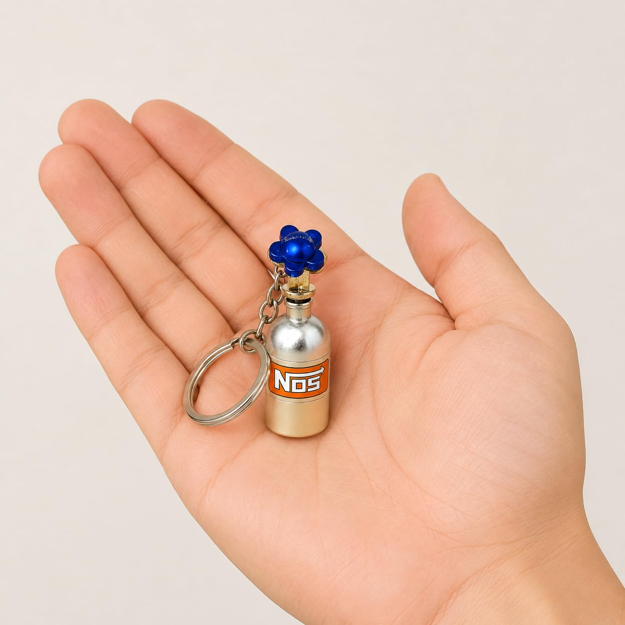 NOX Nitrous Oxid Tank Metall Schlüsselanhänger