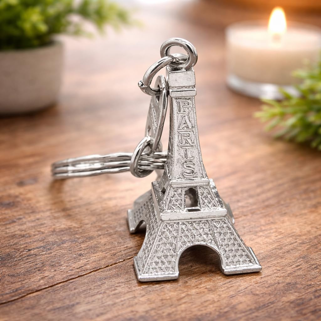 Eiffelturm-Paris Aluminium Schlüsselanhänger