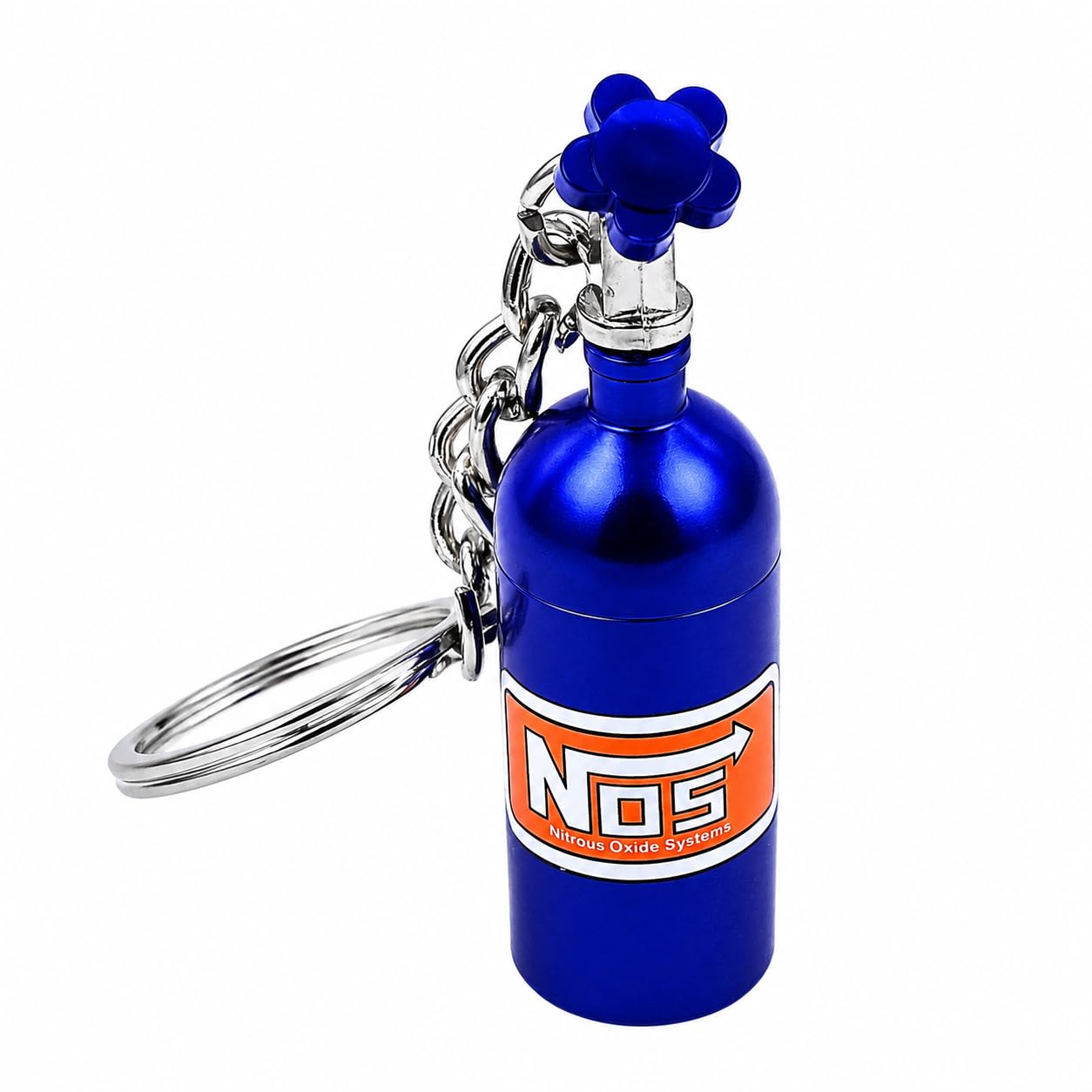 NOX Nitrous Oxid Tank Metall Schlüsselanhänger