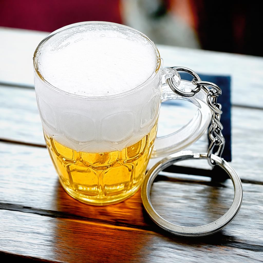Oktoberfest für Erwachsene: Tradition mit einem Hauch von Eleganz Harz Schlüsselanhänger