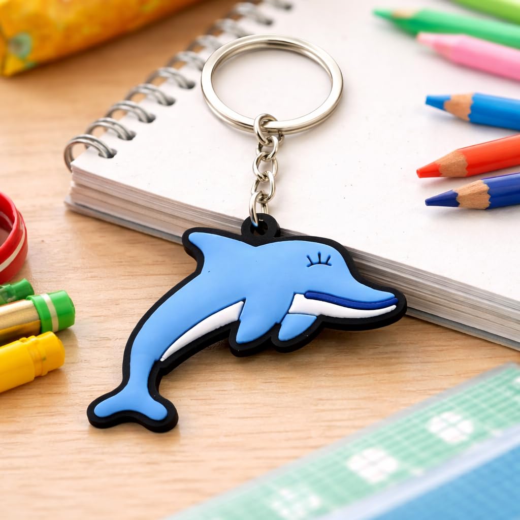 Happy Delfin Ein entzückender Begleiter für Schlüsselbundevon Mädchen und Jungs Schlüsselanhänger