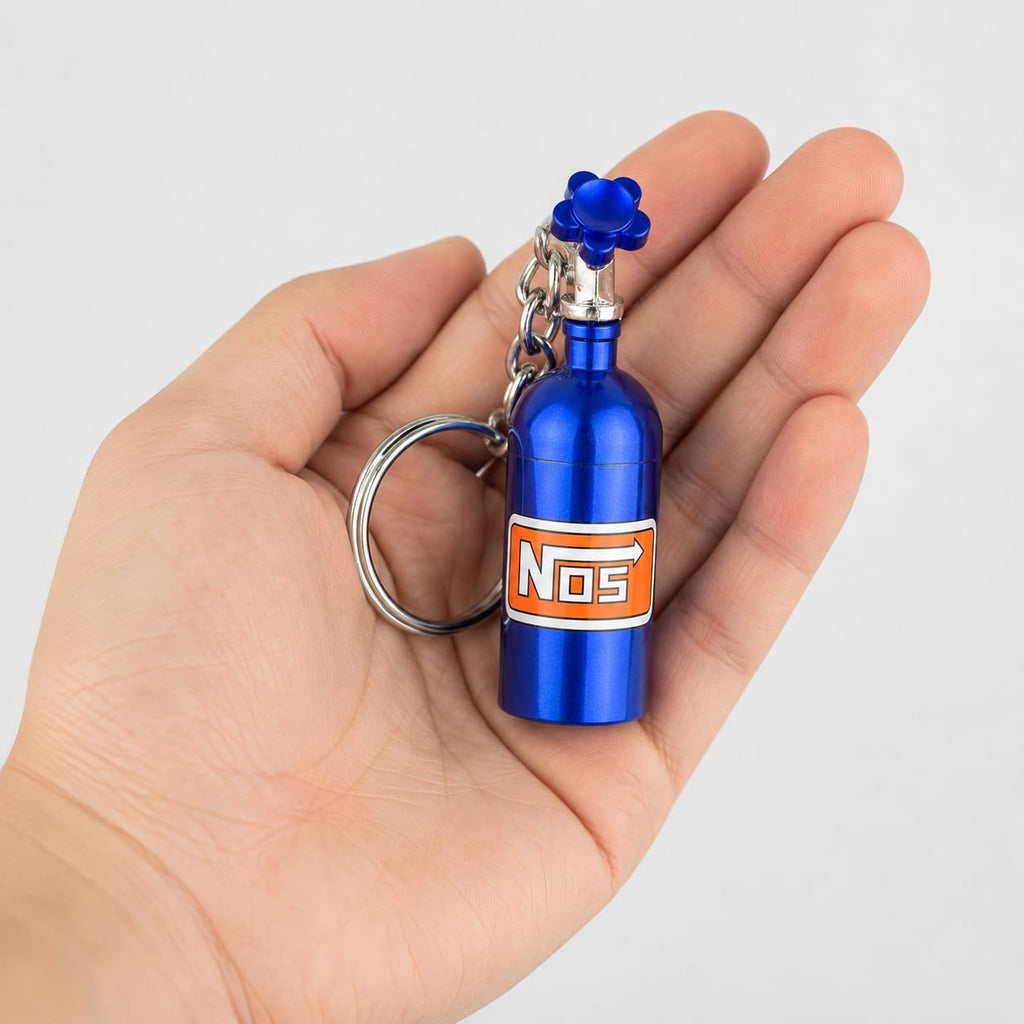 NOX Nitrous Oxid Tank Metall Schlüsselanhänger