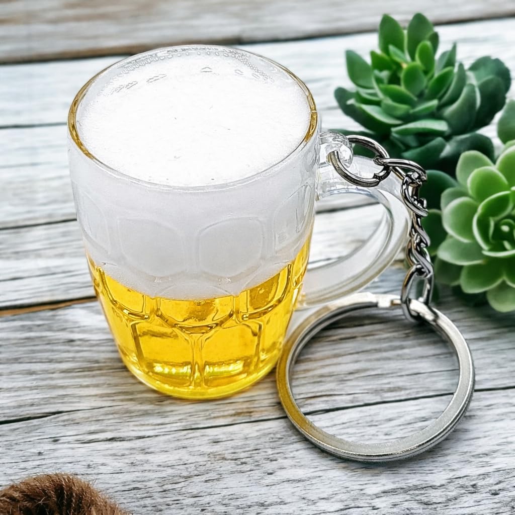 Oktoberfest für Erwachsene: Tradition mit einem Hauch von Eleganz Harz Schlüsselanhänger