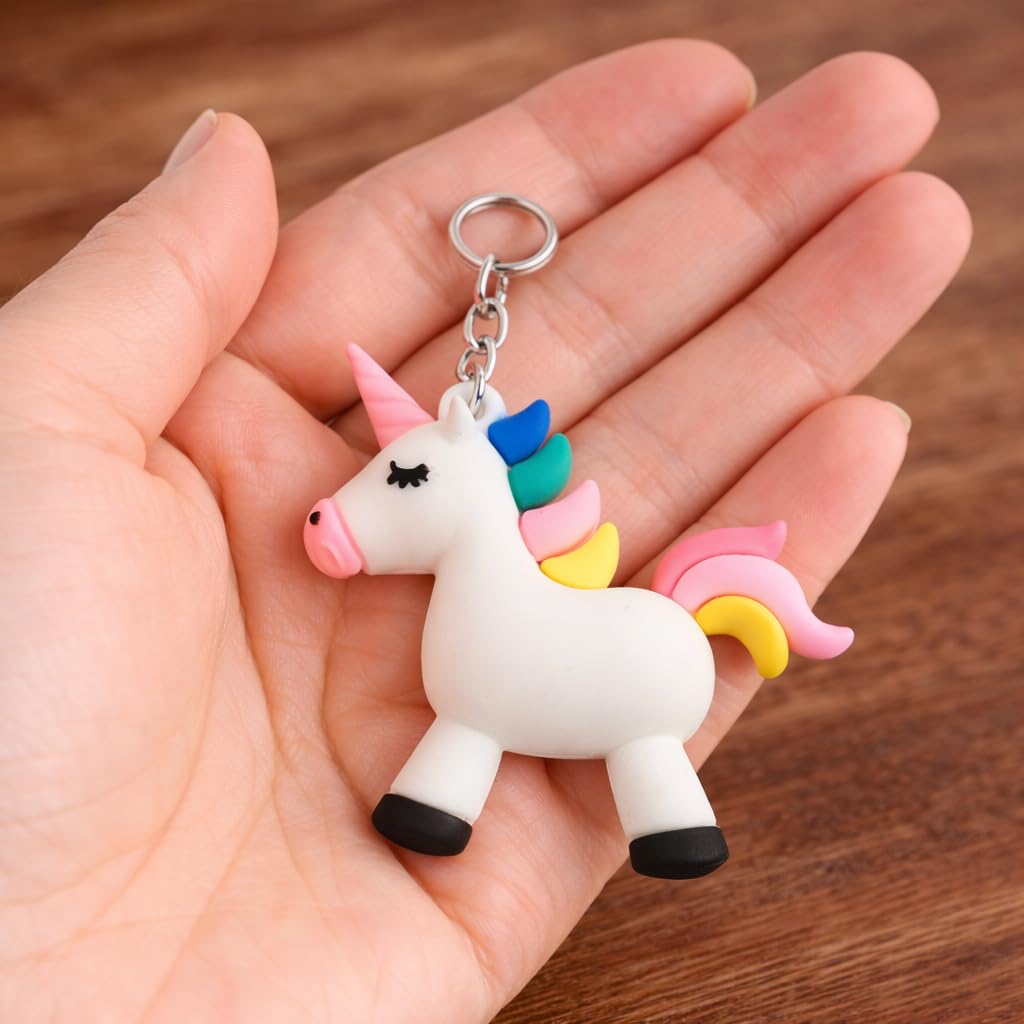 Magisches Einhorn PVC Schlüsselanhänger