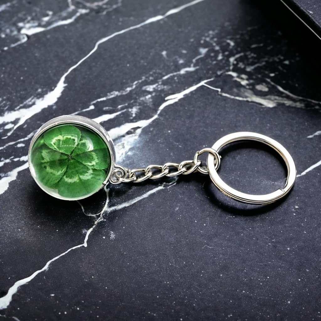 Irish Shamrock Glückspilz Schlüsselanhänger