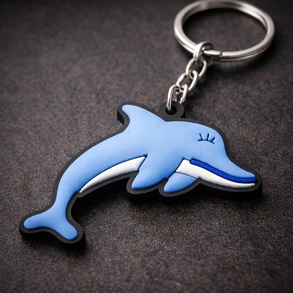 Happy Delfin Ein entzückender Begleiter für Schlüsselbundevon Mädchen und Jungs Schlüsselanhänger