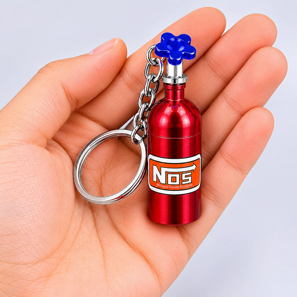 NOX Nitrous Oxid Tank Metall Schlüsselanhänger