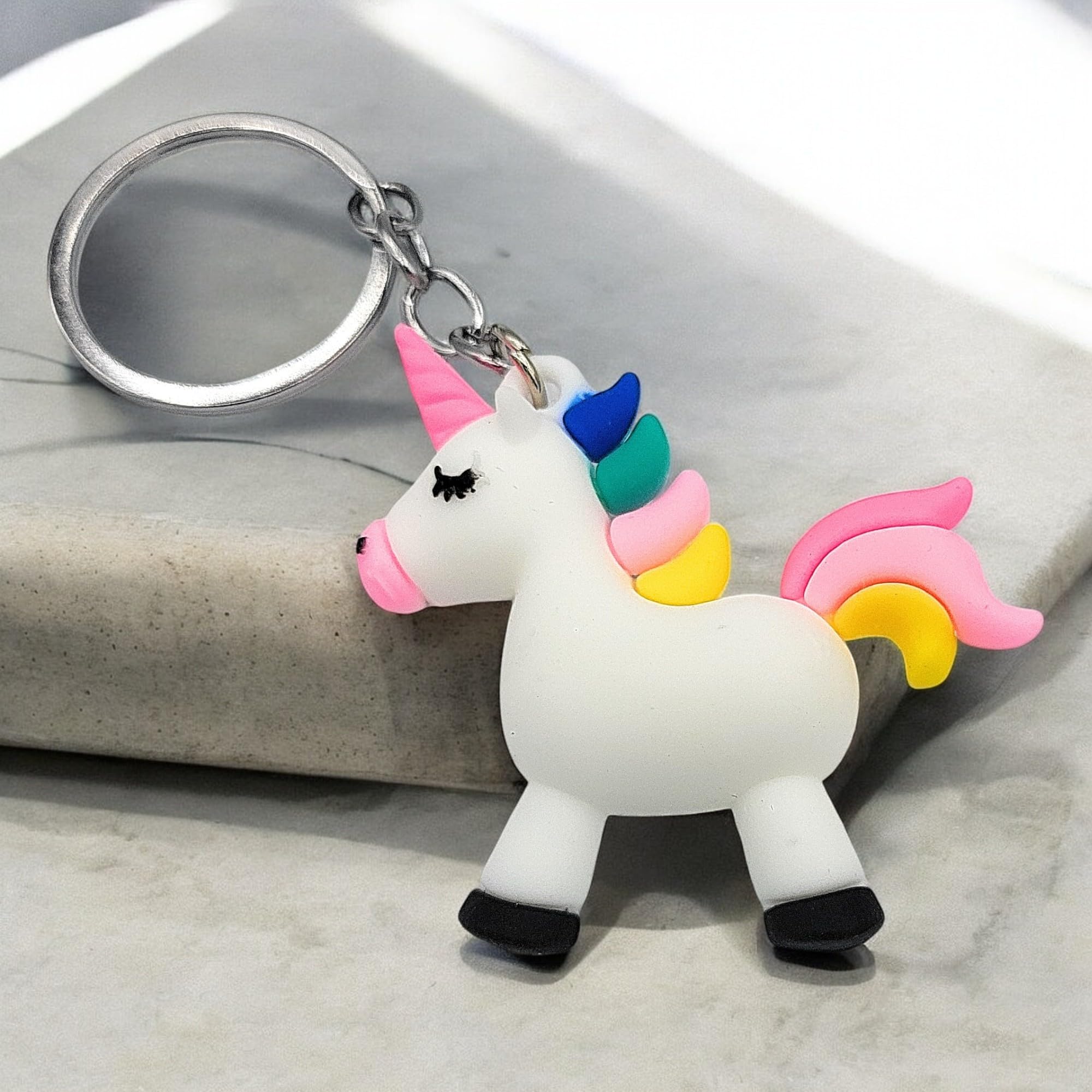 Magisches Einhorn PVC Schlüsselanhänger