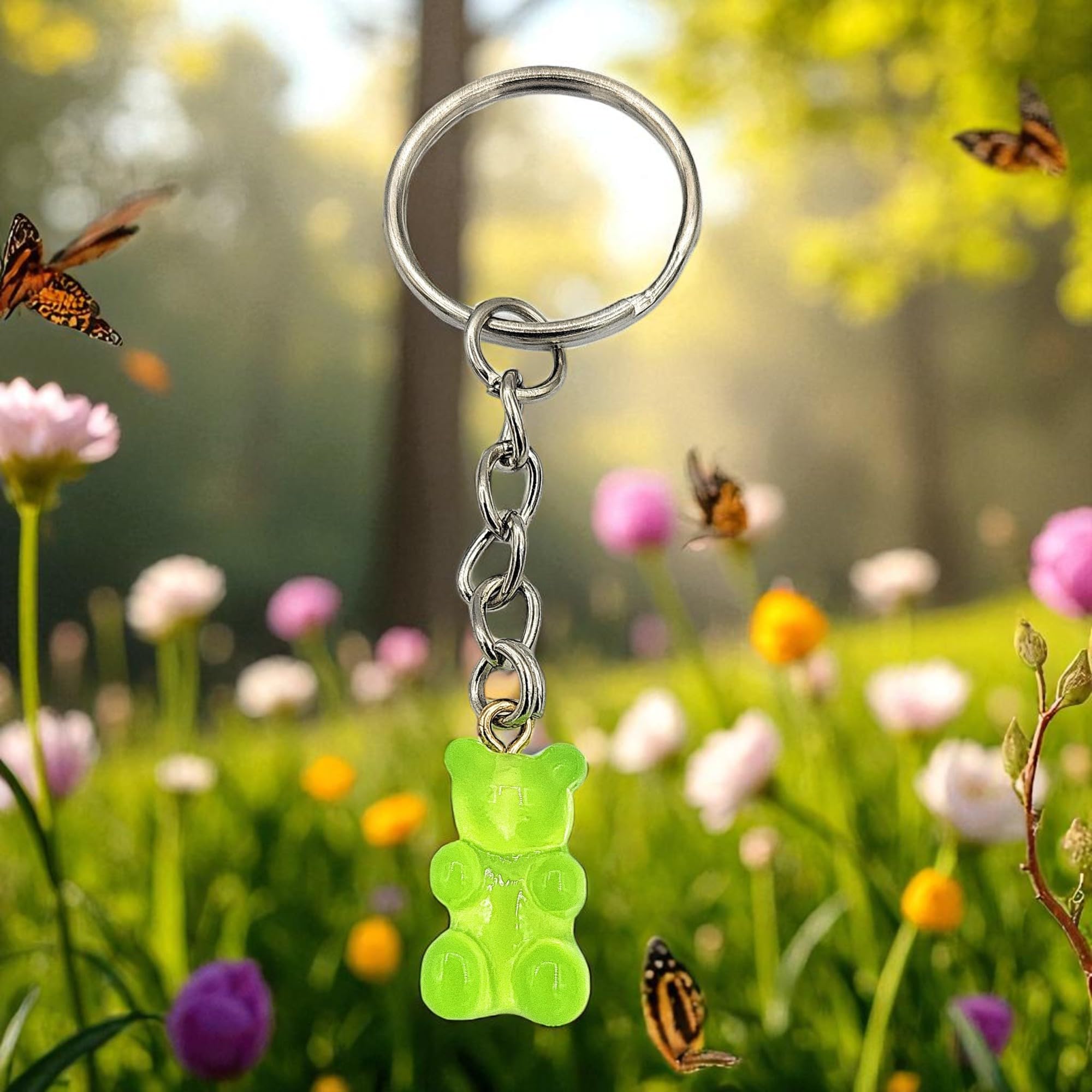 Lustiger Gummibärchen Gummi Schlüsselanhänger