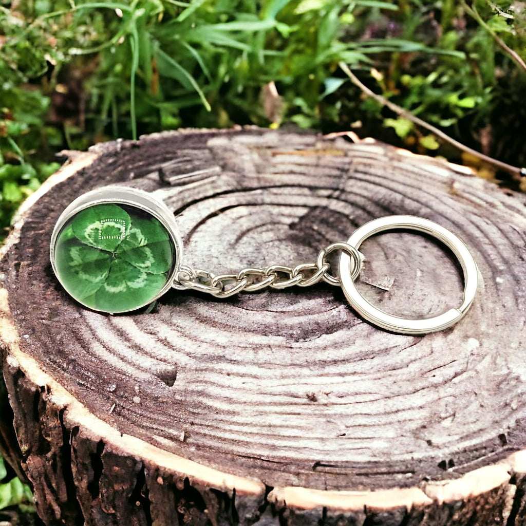 Irish Shamrock Glückspilz Schlüsselanhänger