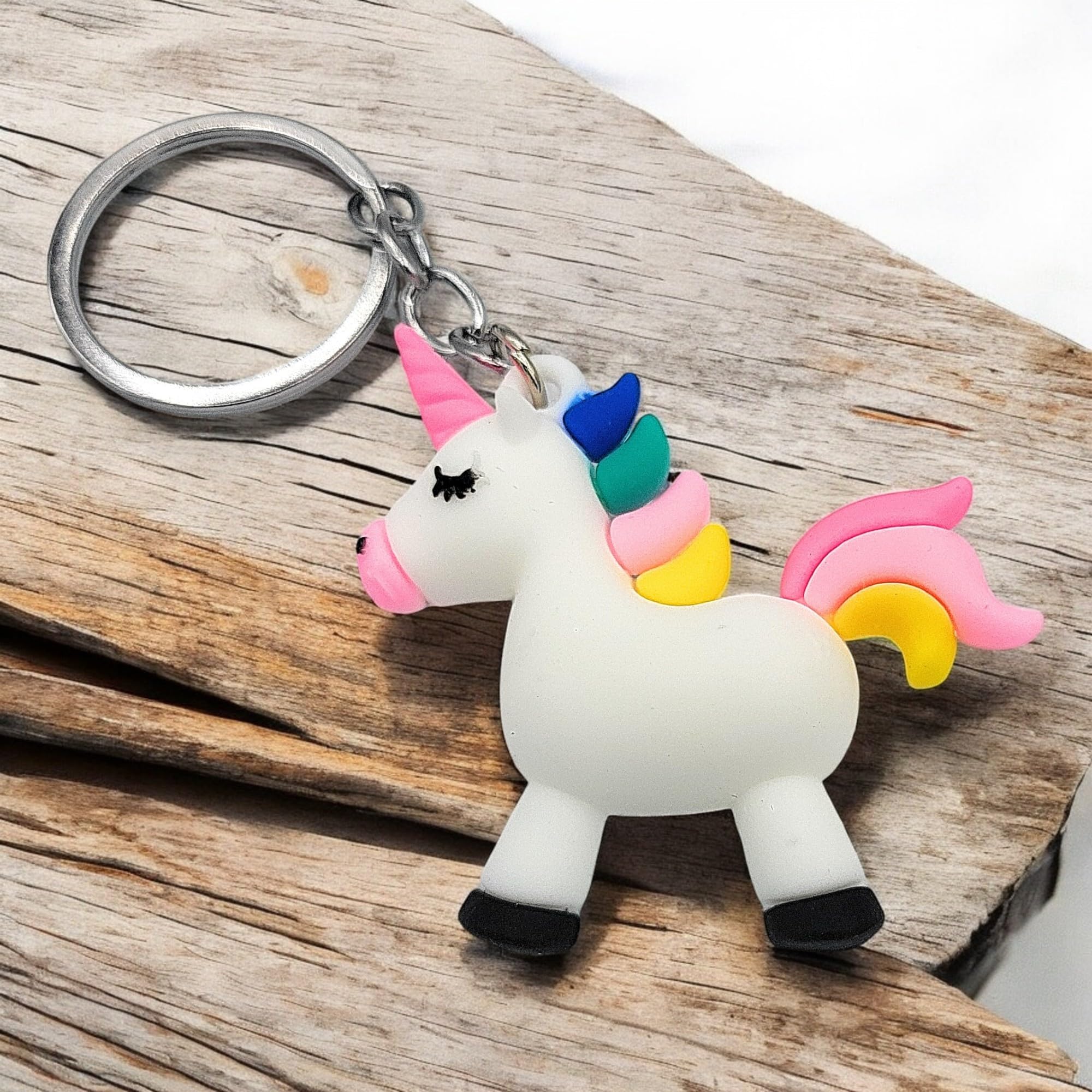 Magisches Einhorn PVC Schlüsselanhänger