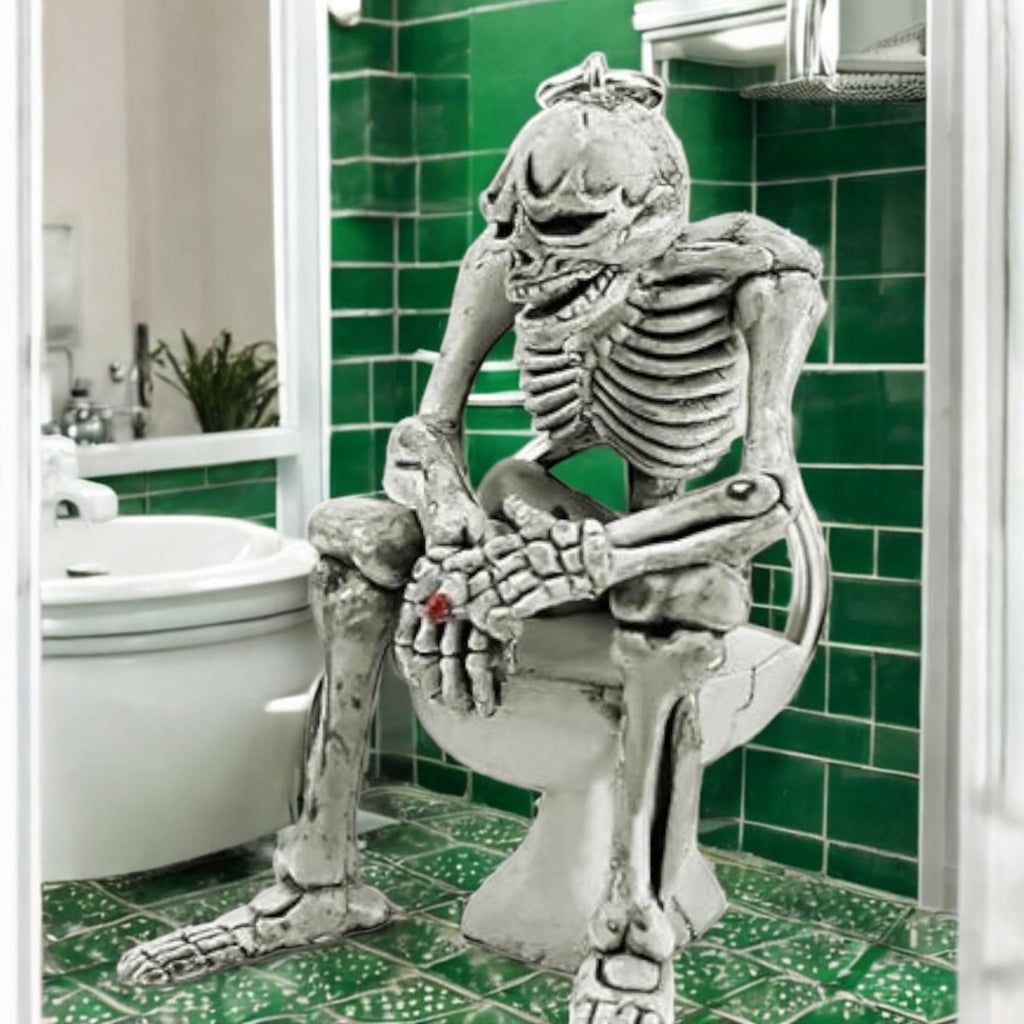 Cool Skeleton Kunstoff Schlüsselanhänger